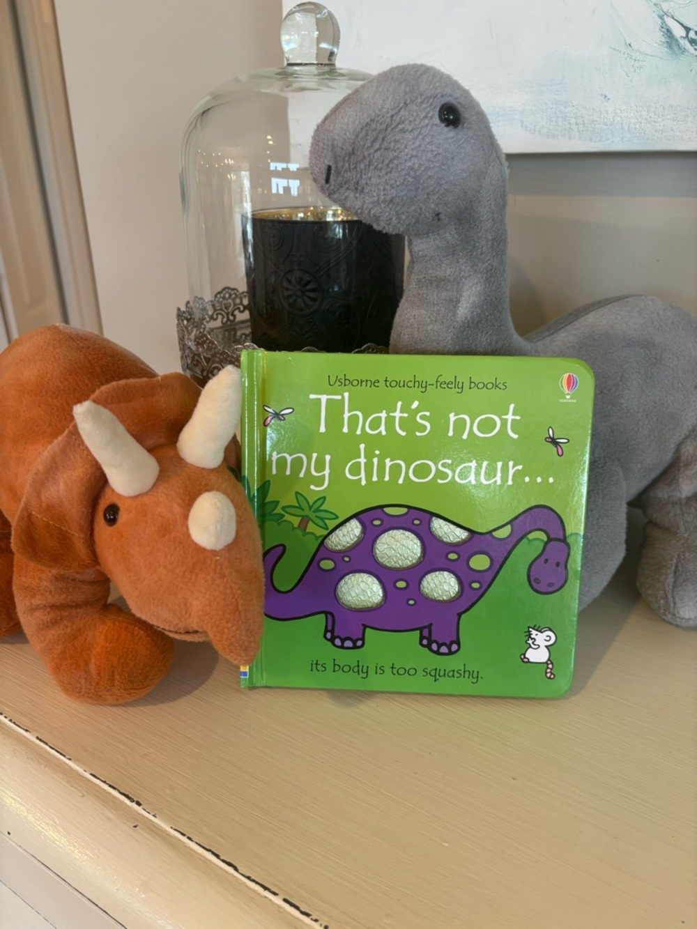 Dinosaurs Gift Set featuring  “That’s Not My Dinosaur” and two soft Plushies